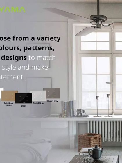 A closer look at the variety of colors and designs available from our partner Toyama, ensuring your smart home technology enhances your decor.