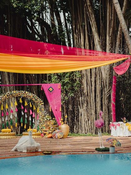 Flinters Management - Custom Wedding Design & Decor Vibrant Haldi Carnivals photo 39