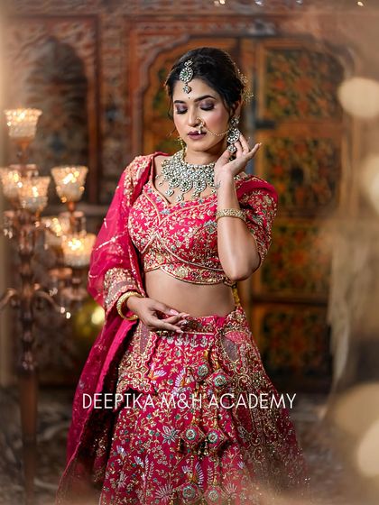 Deepika Makeup and Hair - Professional Makeup & Hair Academy Elegant North Indian & Fusion Bridal Styles photo 19