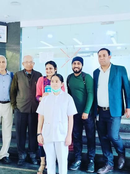 The team of health professionals at the BHEL camp. It's always inspiring to work alongside experts from different fields of medicine.