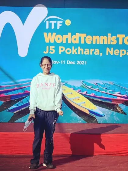 Our player Arsheen Sappal gaining valuable experience on the international stage at the ITF Juniors tournament in Nepal. We encourage our players to seek out challenges, as international exposure is crucial for growth in competitive tennis.