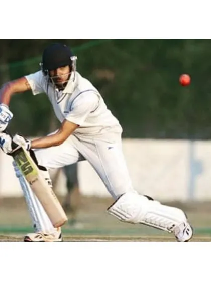 Soumya Swain in action. We are proud to have him represent the Services team in the Vijay Hazare Trophy.