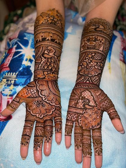 Lucky Mehndi Artist - Bridal Mehndi Full Bridal Mehndi (Hands & Arms) photo 14