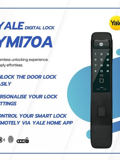 With the Yale YMI70A digital lock, you can control and personalize your home access directly from the Yale Home App. This feature is perfect for remotely managing access for guests or service providers.