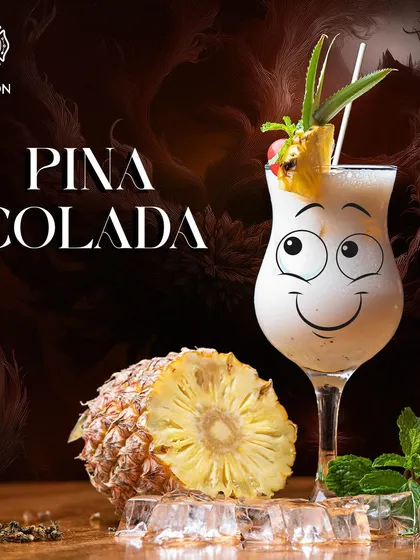 Escape with a classic Pina Colada. This tropical favorite is perfect for a mini-vacation in a glass.