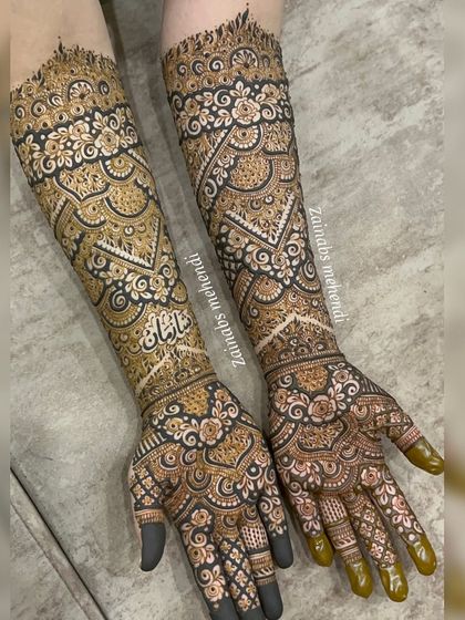 A full view of both arms.