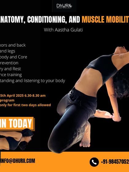 Your body is your home. Make it strong, mobile, and pain-free. This poster for my Anatomy, Conditioning, and Muscle Mobility intensive is for anyone who wants to move smarter, not harder, by understanding their body from the inside out.