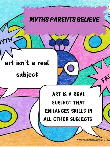 A common myth is that art is not a real subject. The fact is, art is a subject that enhances skills like critical thinking, visual learning, and problem-solving, which are vital in all other subjects.