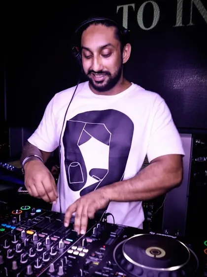 A close-up of me mixing during my set in Dubai. I always enjoy the challenge of playing for a new audience and introducing them to my sound.