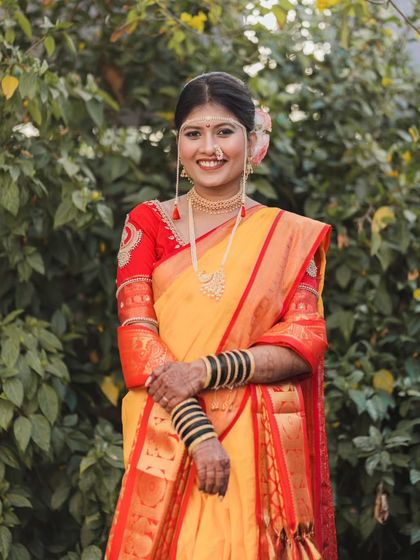 Maharashtrian Brides: The Nauwari & Paithani Look photo 50