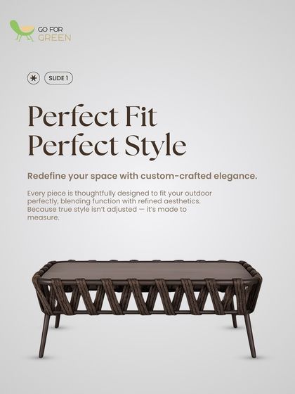 This image highlights our rope-woven bench, a perfect example of a piece designed for a perfect fit and perfect style. It blends function with refined aesthetics, made to measure for your space.