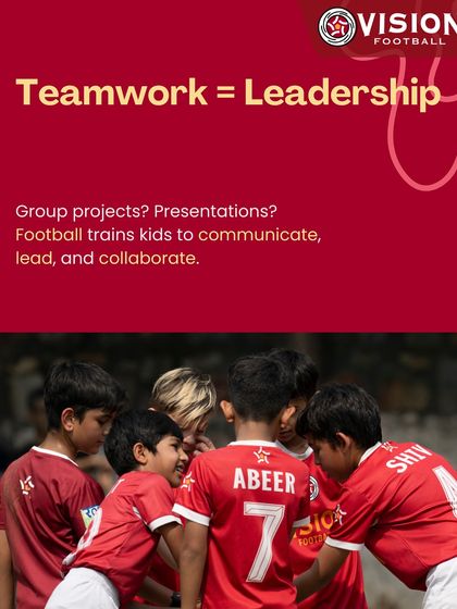 Teamwork is leadership in action. The skills learned in football, like communication and collaboration, translate directly to success in school projects and future careers.