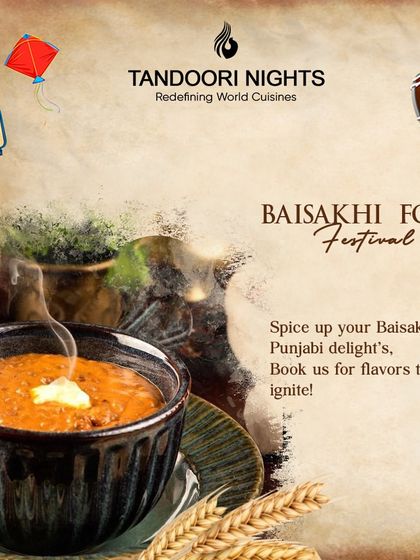 A Baisakhi food festival on a plate. This hearty bowl of Dal Makhani represents the authentic, robust Punjabi delights we serve to help you celebrate the harvest festival in style.