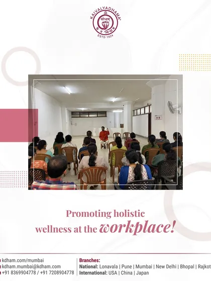 A visual summary of our corporate yoga lecture. We focus on creating engaging and experiential sessions that go beyond theory to provide tangible tools for mental and physical well-being.