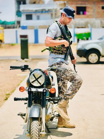 The discipline and high standards I bring to the court were forged in the Indian Air Force. This photo reflects my background, where precision, commitment, and serving the nation are core values I instill in my players.