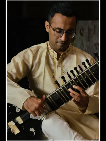 A portrait from a stage performance, showing my focus and posture.
