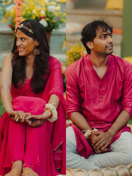 Crimson and Cherry - Full-Service Wedding Planning & Execution Joyful Haldi Ceremonies photo 32