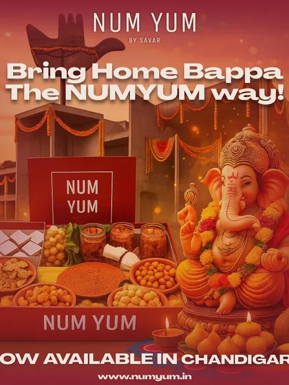 Chandigarh, I'm here to make your festivities yummier. Celebrate Ganesh Chaturthi with my special platter, designed to bring good food and good vibes to your home.
