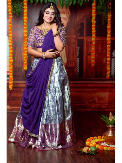 Creative Kalpane - Occasion Wear Rental Elegant Sarees & Half Sarees photo 22