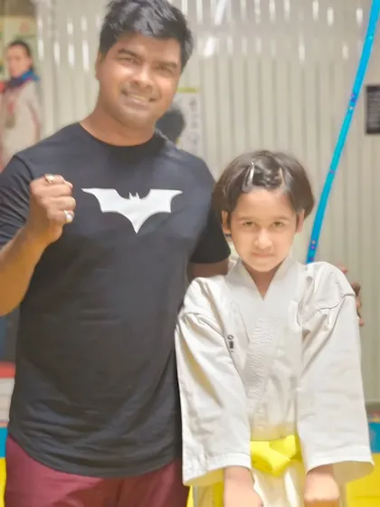 Congratulations to this young champion on his belt achievement. Every step forward is a victory.