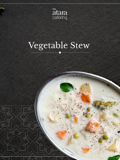 A simple yet delicious Vegetable Stew. This South Indian dish is made with mixed vegetables cooked in a light coconut milk gravy.