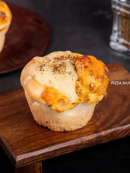A fun twist on a classic. Our Pizza Muffin combines the savory flavors of pizza with the soft texture of a muffin, topped with melted cheese.