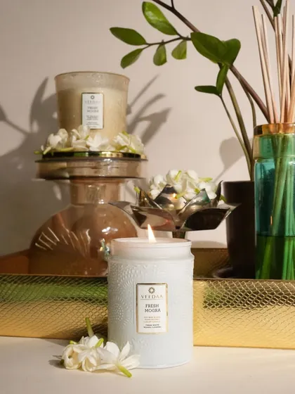 A curated selection from our extensive product portfolio, showcasing the diverse range of fragrances, colors, and designs we offer. Each image highlights the beauty and versatility of our candles, diffusers, and gift sets.