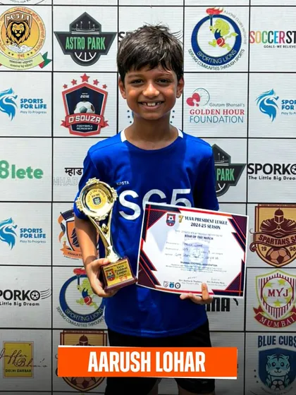 Celebrating our young star, Aarush Lohar, who secured the win for the U9 team. We recognize and nurture individual talent within our team structure.