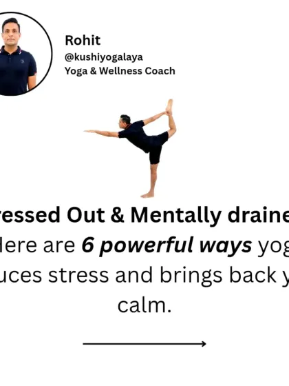 Rohit N - Yoga for Fitness and Wellness Find Calm: Yoga for Stress & Mental Wellness photo 33