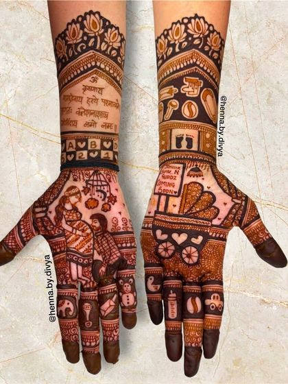 Baby Shower & Godh Bharai Henna photo 14