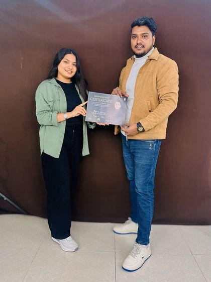 So proud of this student for completing her basic to advance hairstyling course. New batches are starting soon!