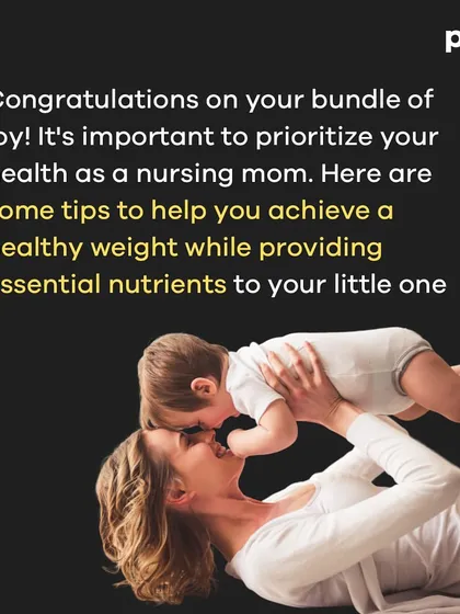 This series offers weight loss guidance specifically for nursing moms. It highlights the importance of focusing on nutrient-dense foods for you and your baby, engaging in light exercises like walking and postpartum yoga, and planning meals in advance.