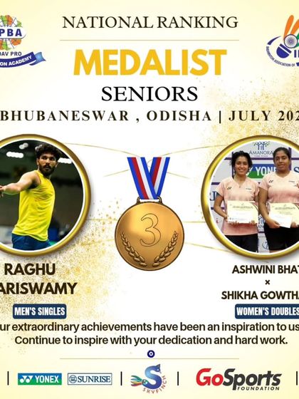 Yadav Pro Badminton Academy - Professional Badminton Coaching Programs National Champions & Medalists photo 13