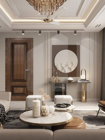 Natural light and clean lines define this elegant living room. We used a soft, neutral color palette, minimalist wall art, and floor-to-ceiling windows to create a bright and airy space that feels both luxurious and connected to the outdoors.