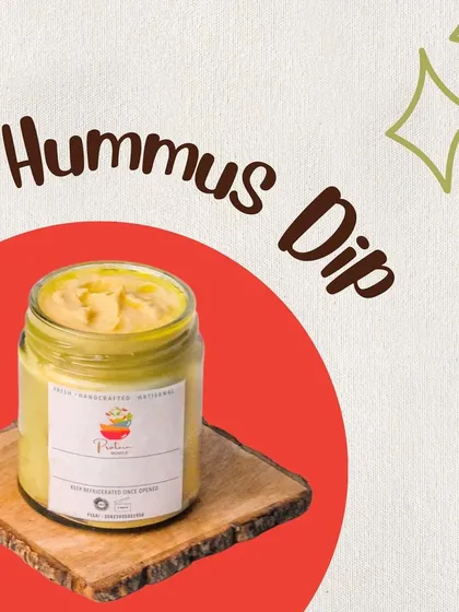 My Hummus Dip is a classic, healthy option that I've added to my new range of artisanal dips.
