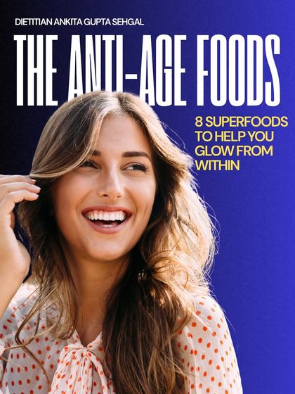 The secret to youthful, glowing skin is often in your kitchen. This carousel introduces 8 anti-aging superfoods that help you glow from within by fighting cell damage and boosting collagen.