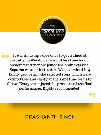 Tarantismo Weddings - Wedding Dance Choreography Happy Client Diaries photo 4