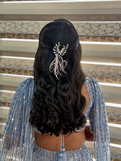 Bhavya Achar - Bridal & Occasion Styling Romantic Open & Half-Up Styles photo 23