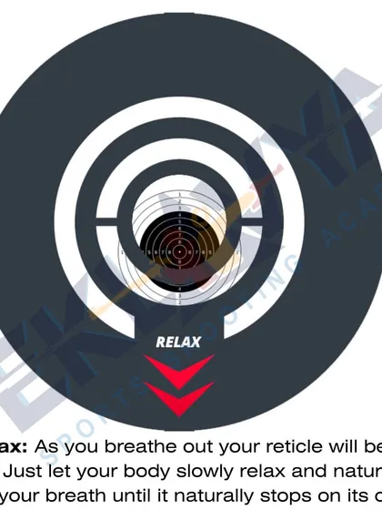 The 'Relax' phase of breathing. As you breathe out, your reticle lowers naturally. We teach shooters to let their body relax into the shot.