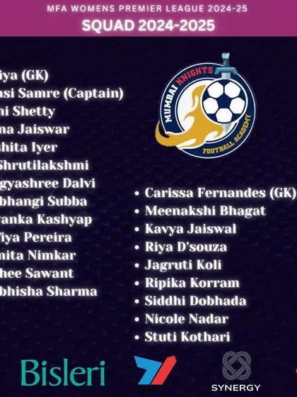 The official squad for the MFA Women's Premier League 2024-25 season. This is our family.