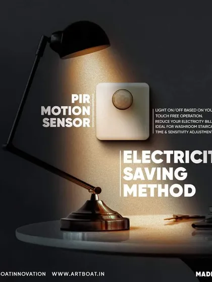 We focus on practical solutions that save you money. Our PIR motion sensor is a key electricity-saving device that ensures lights are only on when needed, helping to reduce your utility bills by up to 75%.