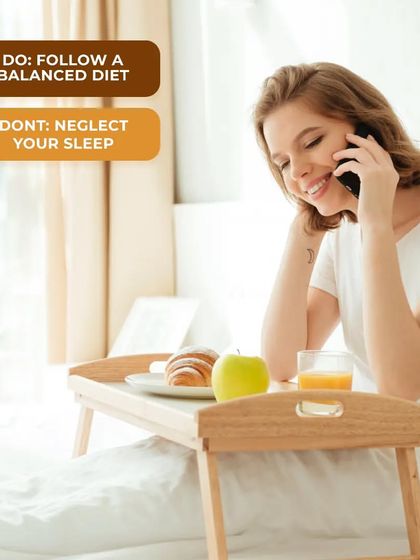 Lifestyle plays a huge role in skin health. A balanced diet and adequate sleep are crucial "do's," while neglecting them can trigger skin issues like acne.