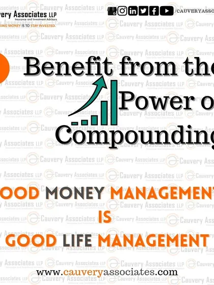 A duplicate visual highlighting the power of compounding as a key lesson for financial education.