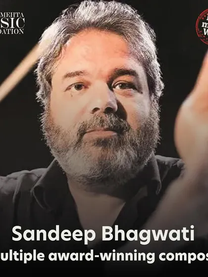 Meet Sandeep Bhagwati, a multiple award-winning composer and a leading figure in the world of contemporary and intercultural music. We celebrate artists who bridge musical worlds.
