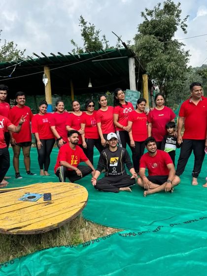 This photo is from a yoga retreat I led in the beautiful hills of Uttarakhand. These retreats are a wonderful opportunity for students to deepen their practice in a serene environment, and it is always a joy when families join and introduce their children to this immersive experience.