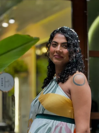 We did the hair and makeup for our beautiful client Ritika's baby shower. We kept her curls natural and styled them to perfection for her big day.