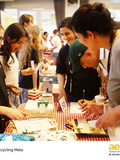 Students sell their unique, upcycled creations to enthusiastic customers. All proceeds from the mela often go to support environmental or social causes chosen by the students.