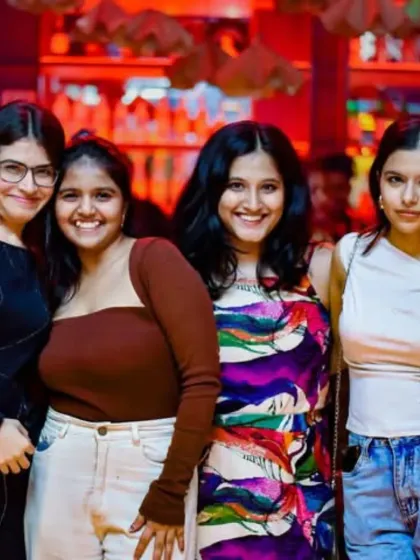 A snapshot of the happy crowd during one of my sets. The energy is always positive and infectious.