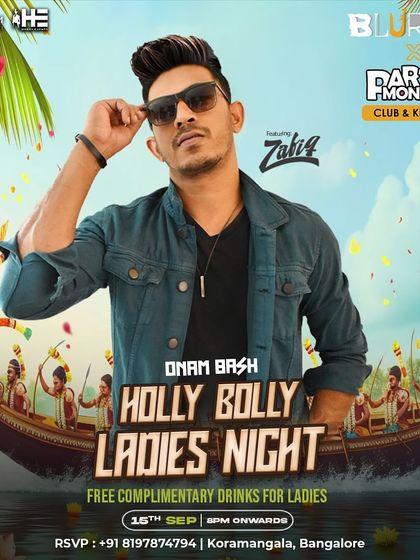 Celebrating the spirit of Onam with a special "Holly Bolly Ladies Night" at Blurred. I enjoy blending festive themes with my regular high energy sets.