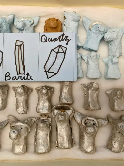 A stunning, handcrafted chess set made from clay and inspired by an experiment with crystals. This project is a perfect marriage of science, strategy, and art, showing how inspiration can cross all disciplines.